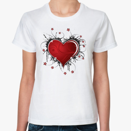 Классическая футболка Сердце