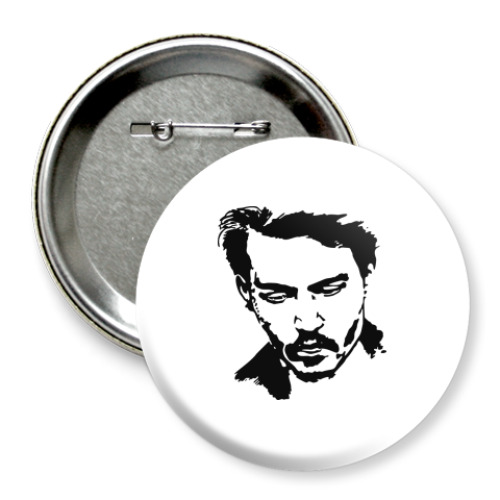 Значок 75мм Jonny Depp