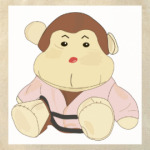 обезьяна- каратист