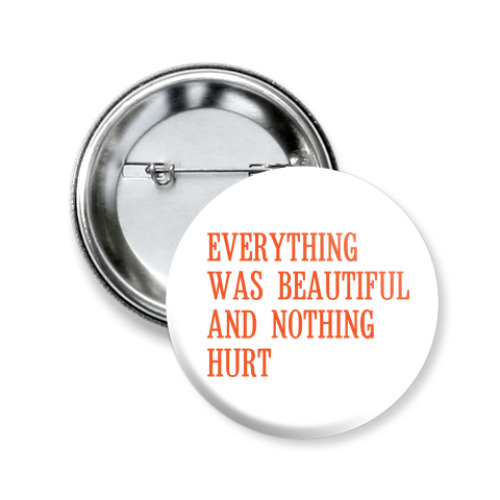 Значок 50мм с принтом 'Everything'