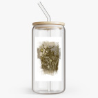 Банка с бамбуковой крышкой