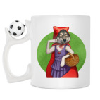 Кружка с футбольным мячиком