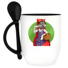 Кружка с ложкой