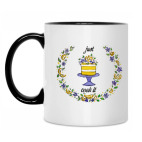 Кружка двухцветная