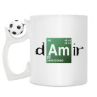 Кружка с футбольным мячиком