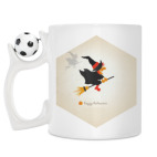 Кружка с футбольным мячиком