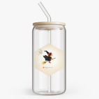 Банка с бамбуковой крышкой