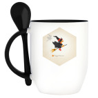 Кружка с ложкой