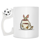 Кружка с футбольным мячиком