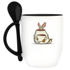 Кружка с ложкой