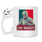 Кружка с футбольным мячиком