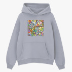 Толстовка худи оверсайз