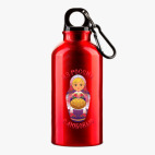 Металлическая бутылка 400 мл UV-DTF