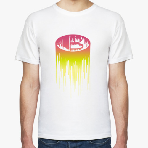 Футболка с принтом Буква 'В' в эллипсе