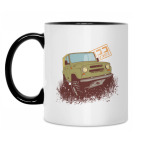 Кружка двухцветная