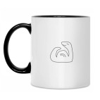 Кружка двухцветная