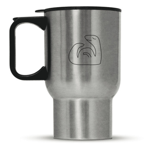 Кружка-термос с принтом Рептильный