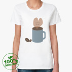 Женская футболка органик