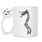 Кружка с футбольным мячиком