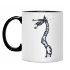 Кружка двухцветная