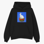 Толстовка худи оверсайз