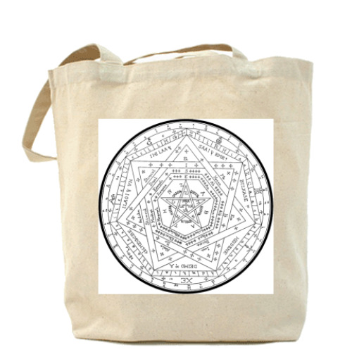 Сумка шоппер с принтом  CIRCLE666