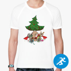 Мужская спортивная футболка