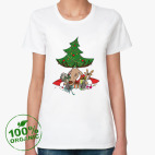 Женская футболка органик