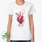 Женская футболка органик