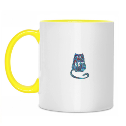 Кружка с принтом кот