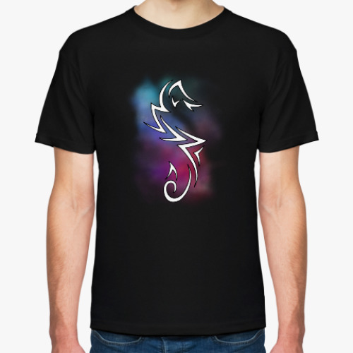 Футболка с принтом Морской конек