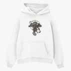 Толстовка худи оверсайз