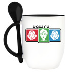 Кружка с ложкой