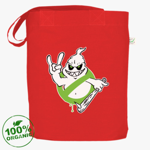 Сумка шоппер с принтом Ghostbusters