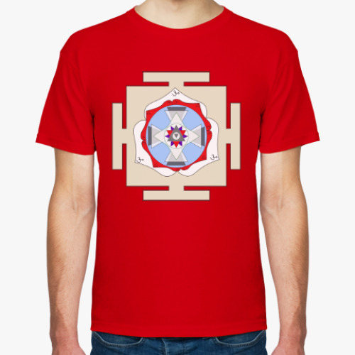 Футболка с принтом Раху Янтра