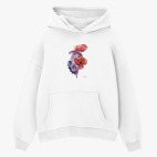 Толстовка худи оверсайз