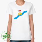 Женская футболка органик