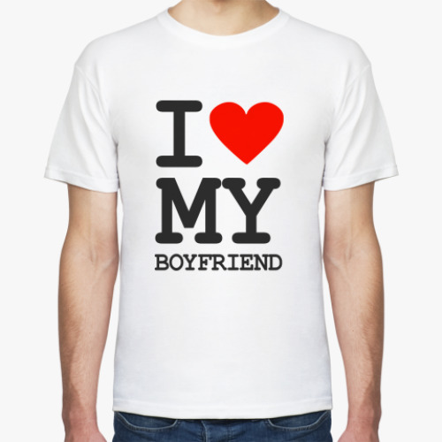 Футболка I love my boyfriend