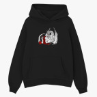 Толстовка худи оверсайз