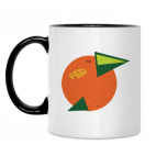 Кружка двухцветная