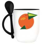 Кружка с ложкой