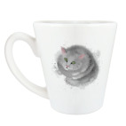 Серый кот, кошка