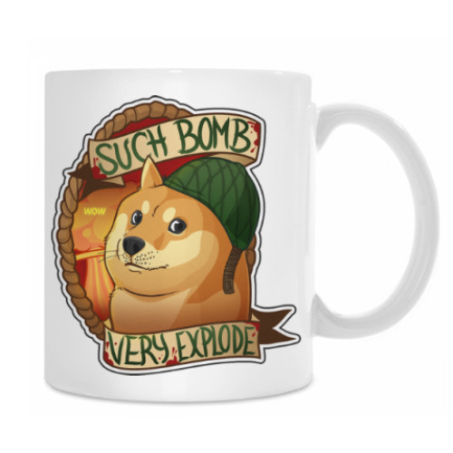 Кружка с принтом DOGE