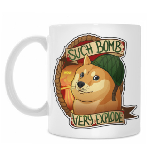 Кружка с принтом DOGE