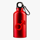 Металлическая бутылка 400 мл UV-DTF