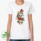 Женская футболка органик