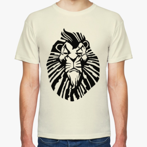 Футболка с принтом Важный лев