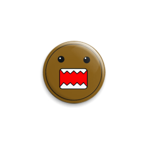Значок 25мм  Domo kun