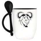 Кружка с ложкой