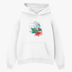 Толстовка худи оверсайз